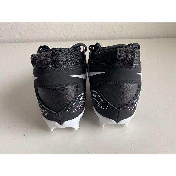 Nike Alpha Menace Pro 3 Mid Football Cleats Men's Black Size 10 CT6649-001 - Picture 4 of 9